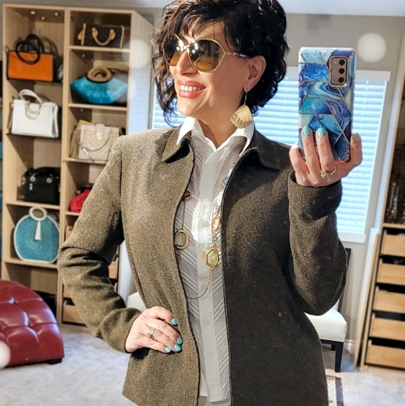 Garfield & Marks zip up blazer made in 🇺🇸 - Picture 3 of 16